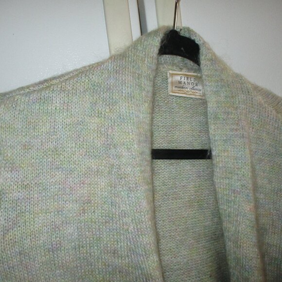 Vintage Field Manor Open mohair blend confetti cardigan s oversized - Picture 2 of 3
